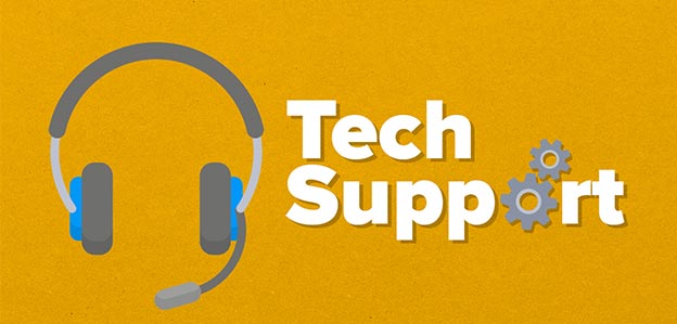 technical support button
