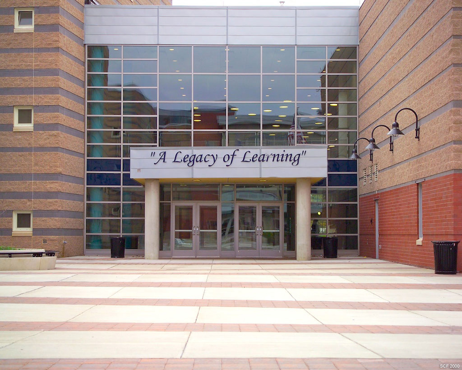 entrance of the Lawrence High School Campus